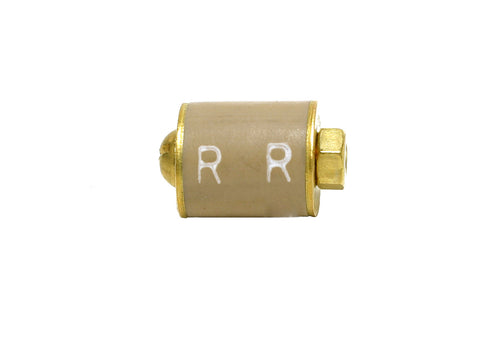 (Short) Single rubber inside style plug (BRASS)