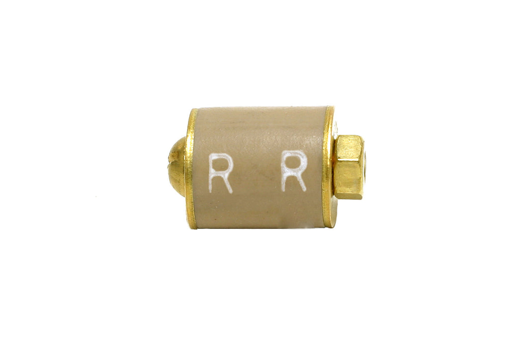 (Short) Single rubber inside style plug (BRASS)
